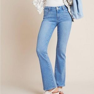 PAIGE Manhattan Mid Rise Slim Boot Jeans